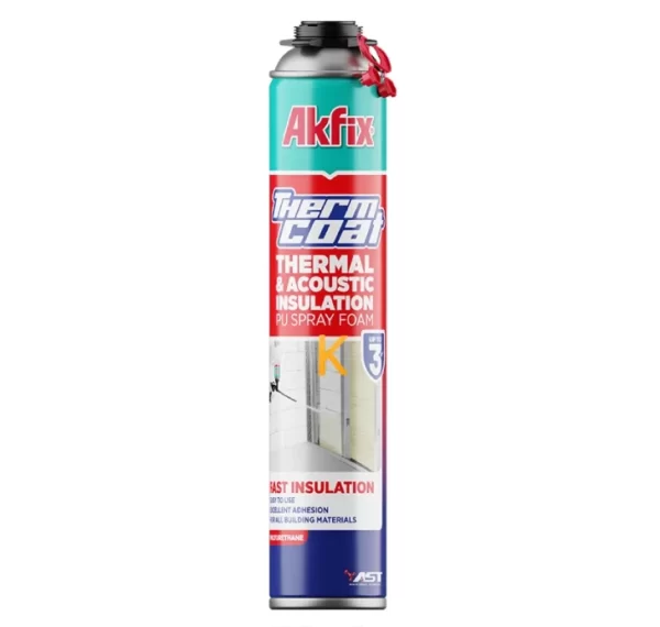 اسپری فوم Therm Coat  آکفیکس (حجم 850 میلی لیتر)